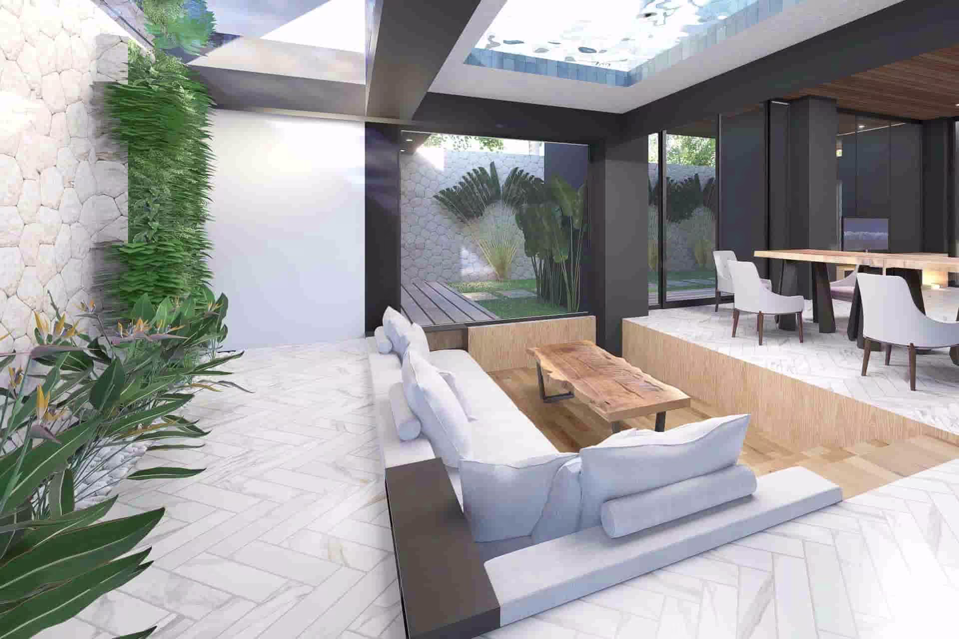 Modern living room interior design