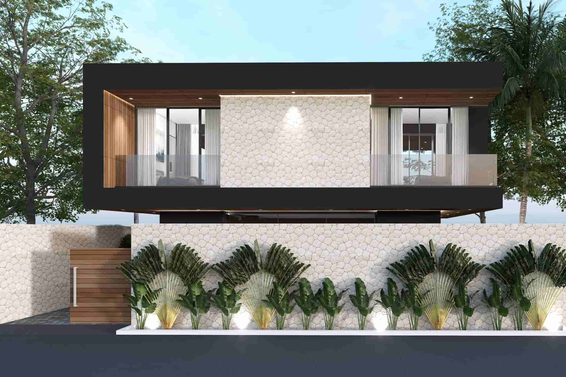 Balangan Villa — A Dialogue Between Light, Structure, and Sea.